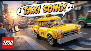 Driving My LEGO Car | Taxi Nursery Rhyme & Animation 3