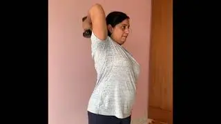 Triceps workout with weight at home/ Triceps exercises/Exercises for Bulging arms