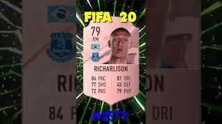 RICHARLISON FIFA EVOLUTION🔥😂 #fifa #football #shorts #viral #fifa23