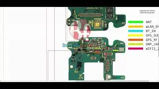 Samsung Galaxy Note 9 SM-N960 Wifi Bluetooth GPS Problem Repair All Supply Line Jumper Ways