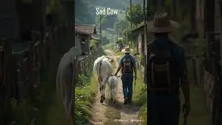 Sad Calf Love Mom #cowsforkids #cowcrying