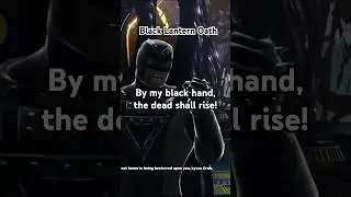 Black Lantern Oath of Death - Blackest Night! #dcuniverseonline #dcuo #dccomics