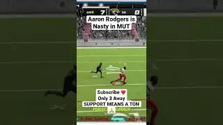 #AaronRodgers is Nasty in #mut : #madden23 #maddenultimateteam #shorts #fypシ #subscribe