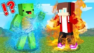Mikey & JJ Became ELEMENTALS in Minecraft - Maizen