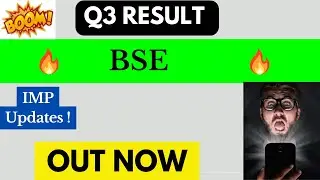 BSE Share Q3 Result 2025| BSE share latest news| BSE Stock Today|