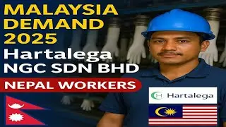 Malaysia Job 2025| Hartalega NGC Sdn Bhd.Glove Manufacturer malaysia diamond nepal 2025 Visa Process