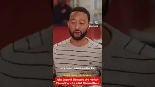 Haitian Independence history recap told by Michael Brun to John Legend. #haiti #1804 #johnlegend
