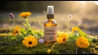 🌿 Heal Your Skin Naturally with Calendula Healing Spray! ✨