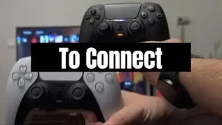 Как подключить второй контроллер PS5
