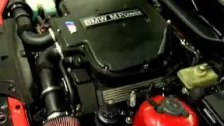 BMW E36 compact with BMW E39 M5 V8 engine on the dyno video 1