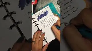 Ink Swatch: Diamine-Regency Blue #inkswatch #fountainpen #blue
