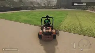 Lawn Mowing Simulator: Rowley Manor Rear Gardens, Scag Turf Tiger 2