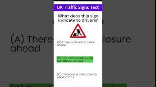 UK Traffic Sign Theory Test 2 | Practice Questions for 2024