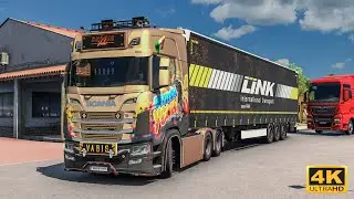 EP6 | challenging Germany to Denmark border | ETS2 | Realistic 4k graphics