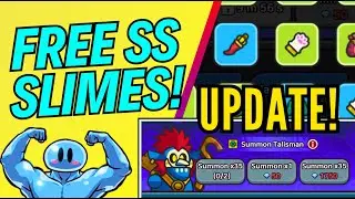 EPIC UPDATE! FREE SS SLIMES! // LEGEND OF SLIME: IDLE RPG WAR