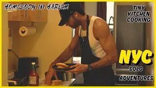A Simple Day Living Alone in NYC | Gym, Errands & Cooking in My Small Kitchen
