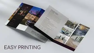Luxury Real Estate Bifold Brochure Template