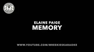 Elaine Paige | Memory ( Cats 1981 0.C.R) | Karaoke