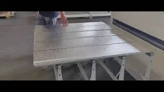DragonCNC PI duct sheet cutting cnc machine Preinsulated ductboard PID duct