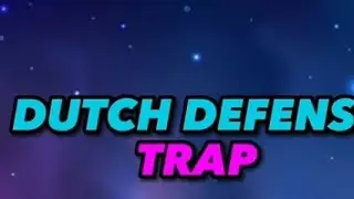 Dutch 🇳🇱 defence trap || #chess #chesscom #chessgame #magnuscarlsen #hikaru #shortvideo #shorts