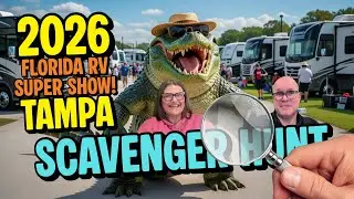 What will we find? Scavenger Hunt! 2026 Tampa Florida RV Super Show!