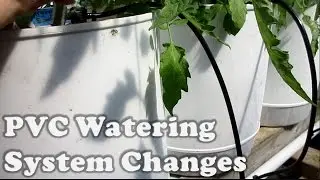 PVC Watering System Changes:  Top Hat Grommet and Clean-out Drippers
