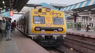 Diva junction railway station rush public travel to train video | Mumbai local trains video latest 