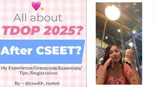 All About TDOP🩷🪄ICSI Company Secretary {Three Days orientation Program}🦋Experience,Dresscode,Tips🎀🥹