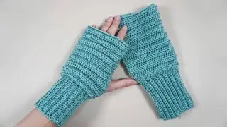 Crochet Fingerless Gloves 🧶 | Beginner Friendly | EASY Step-by-Step Tutorial