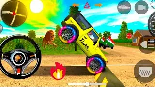 Modified Mahindra Thar😈Games:Indian Green Thar (Gadi Wala Games) Car Game Android Game - #2026#india