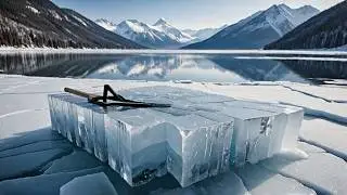 Japan's Incredible Ice Cutting Tradition: Crafting and Harvesting Ice in Lake Japan