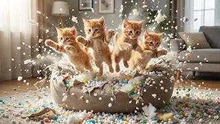 Cats react late kittens react first 🧠 and nothing lines up