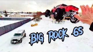 Arrma Big Rock 6s after work bash, BIG JUMP! But is it TOO BIG??