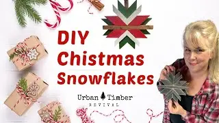 DIY  Wooden Christmas Snowflake | Handmade Holiday Decor