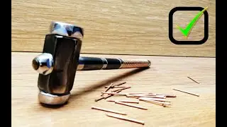 how to make a Mini tool by yourself / Idea of bolt and nuts / jeweler's hammer ( simple )