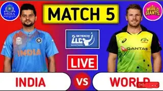 World Giants vs India Maharajas Live | IM vs WG | Match 5 - Legen