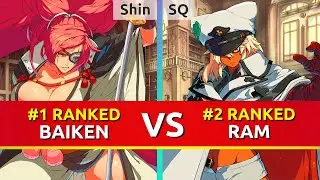 GGST ▰  Shin (#1 Ranked Baiken) vs SQ (#2 Ranked Ramlethal). Guilty Gear Strive