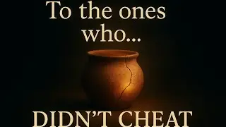 To the ones who didn't cheat  ( A Soul Whisperer's tribute)