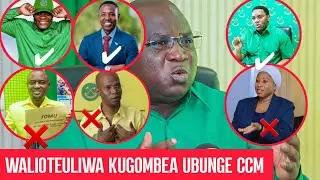 CCM YATANGAZA MAJINA YA WALIOTEULIWA KUGOMBEA UBUNGE TANZANIA BARA NA ZANZIBAR 