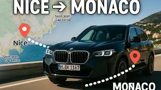 This Drive from Nice to Monaco Feels Unreal in the 2025 BMW X3!