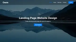 How to Create a Simple Landing Page in HTML and CSS | Website Design