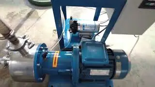 ELR401/1/6 Single Stage Inline high shear homogenizer pump testing video