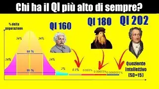 Chi è il genio col QI più alto del mondo? Quoziente Intellettivo record