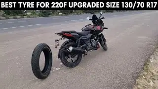 New tyre for Pulsar 220F 🔥 || MRF ZAPPER || 130/70 R17 || Review after 10 Days