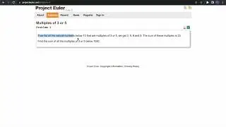 Project Euler Question 1