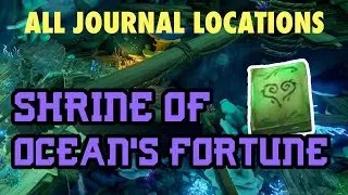 Shrine of Ocean's Fortune All Journal Locations SEA of THIEVES