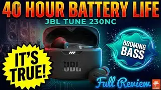 40 Hour Battery!! JBL by Harman Tune 230NC TWS (Booming Bass )Full Review 💯😁