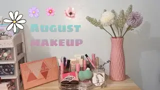 August makeup 🥀 | Monthly makeup rotation 🌹