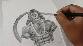 Hanuman Drawing easy step by step 😍