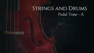 Guitar Backing Track  -  Strings and Drums No. 4  -  A  -  Pedal Tone  -  4/4  -  70 Bpm